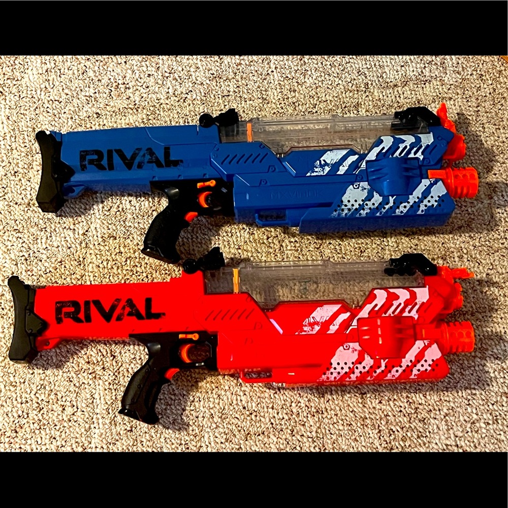 Nerf Rival (1) Red and (1) Blue